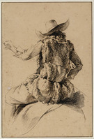 Q 009
<br/>
Herder te paard, op de rug gezien
<br/>
<em>Berchem, Nicolaes (1621/2-1683)</em>